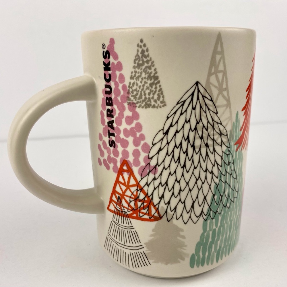 Starbucks Holiday Christmas Tree Mug 2017 12 Oz Ceramic Coffee Cup Collection